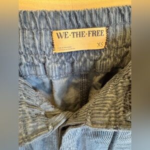 We The Free baggy button up cords size xs